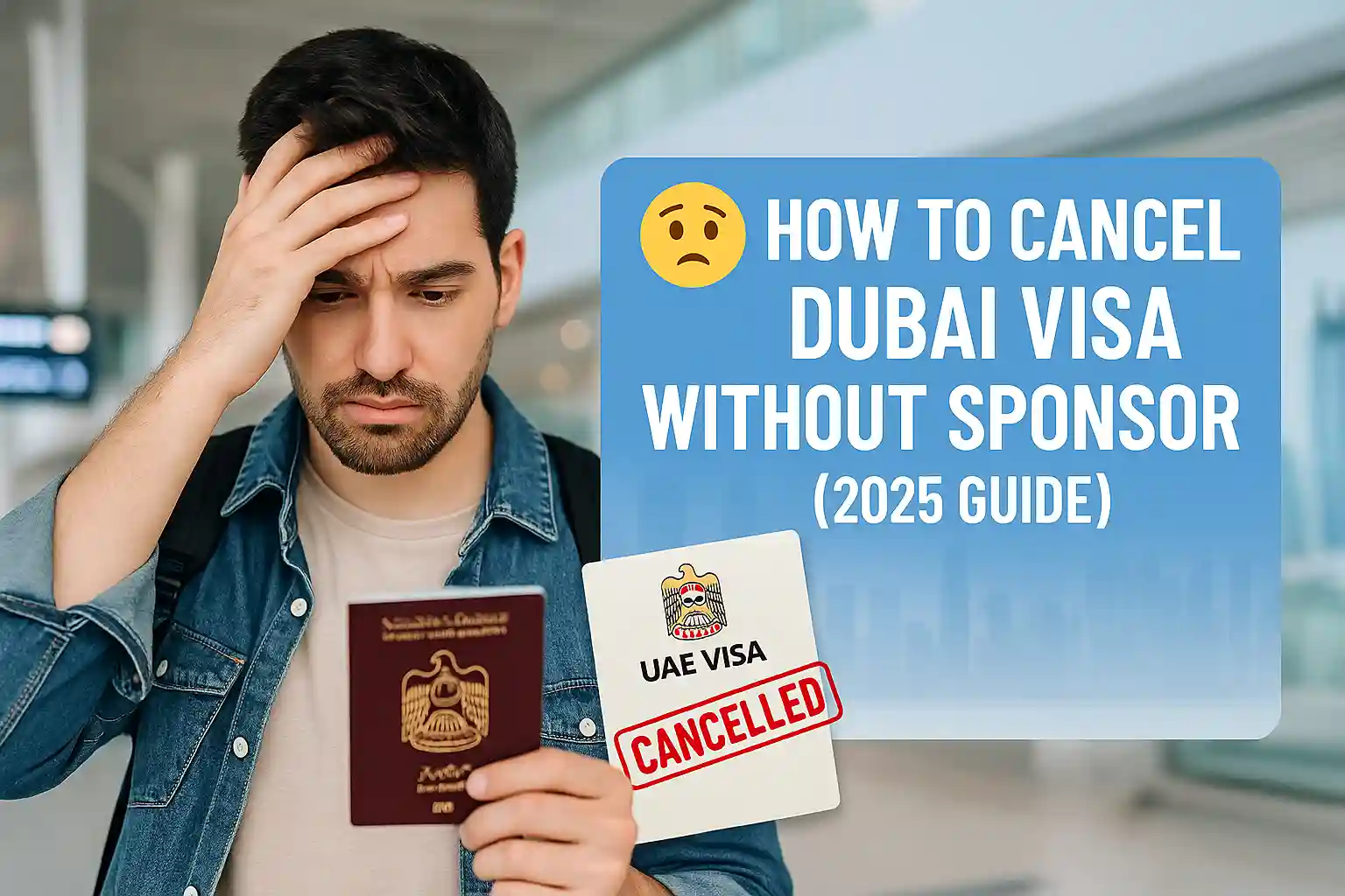 Cancel Dubai Visa Without Sponsor Guide