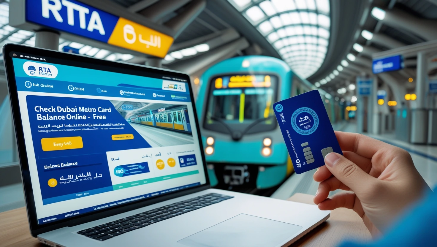 Check Dubai Metro NOL Card Balance