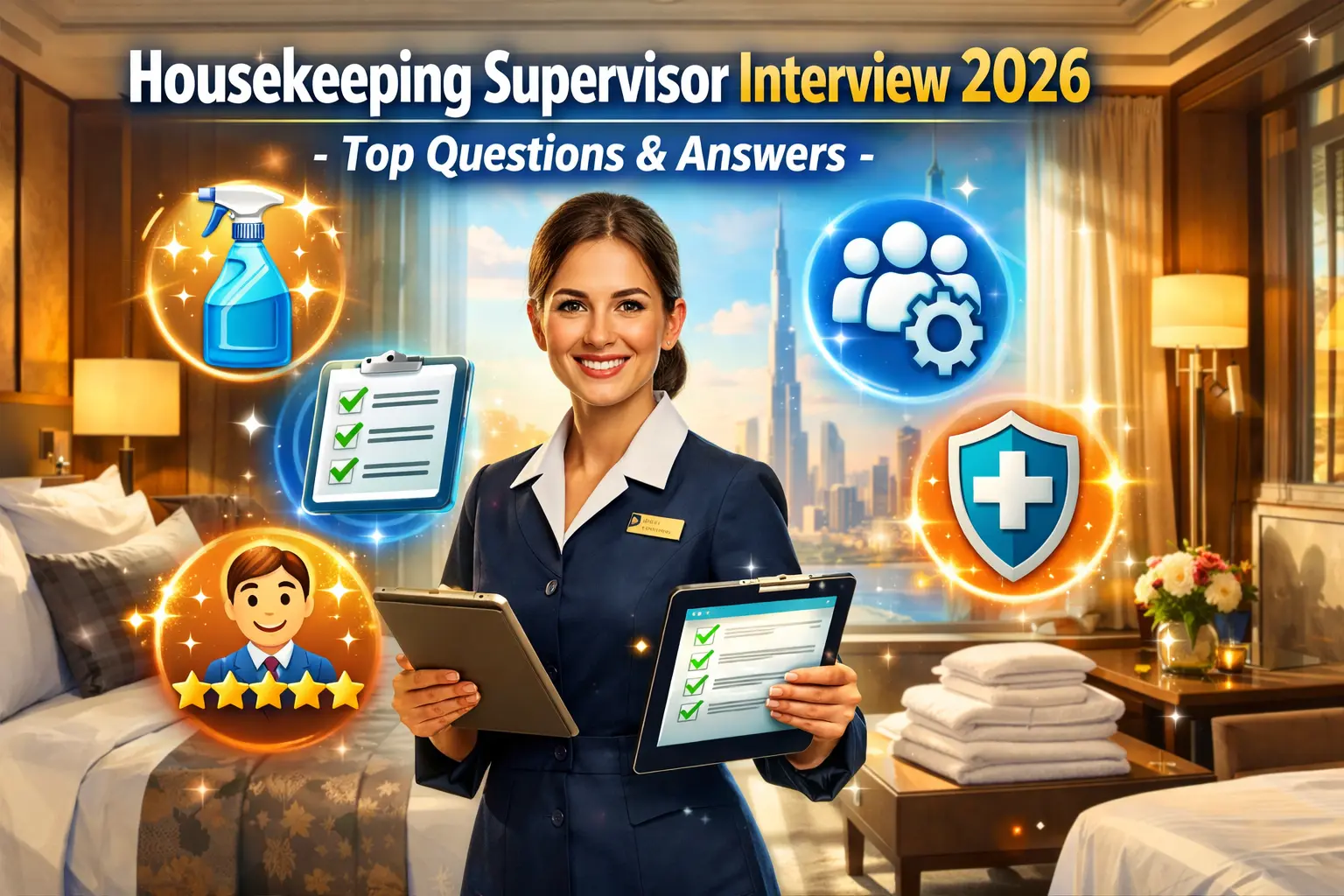 Housekeeping Supervisor Interview Questions and Answers 2026 (UAE & Gulf)