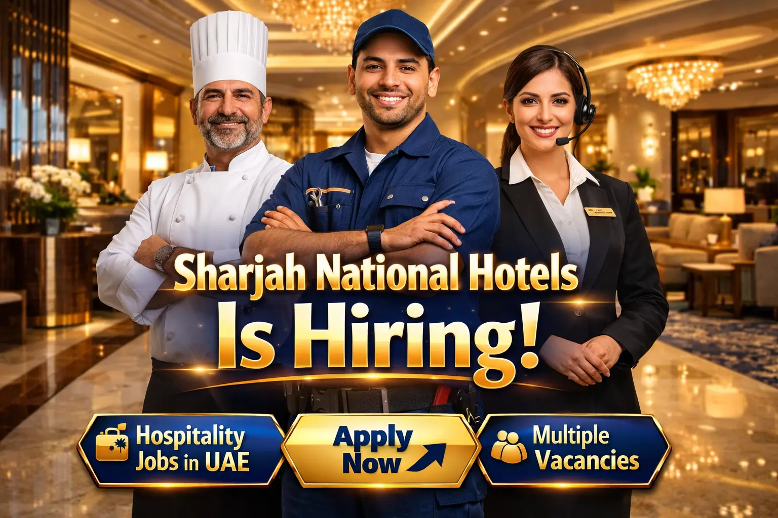 Sharjah National Hotels Careers 2026 | Hospitality Jobs in UAE – Apply Now