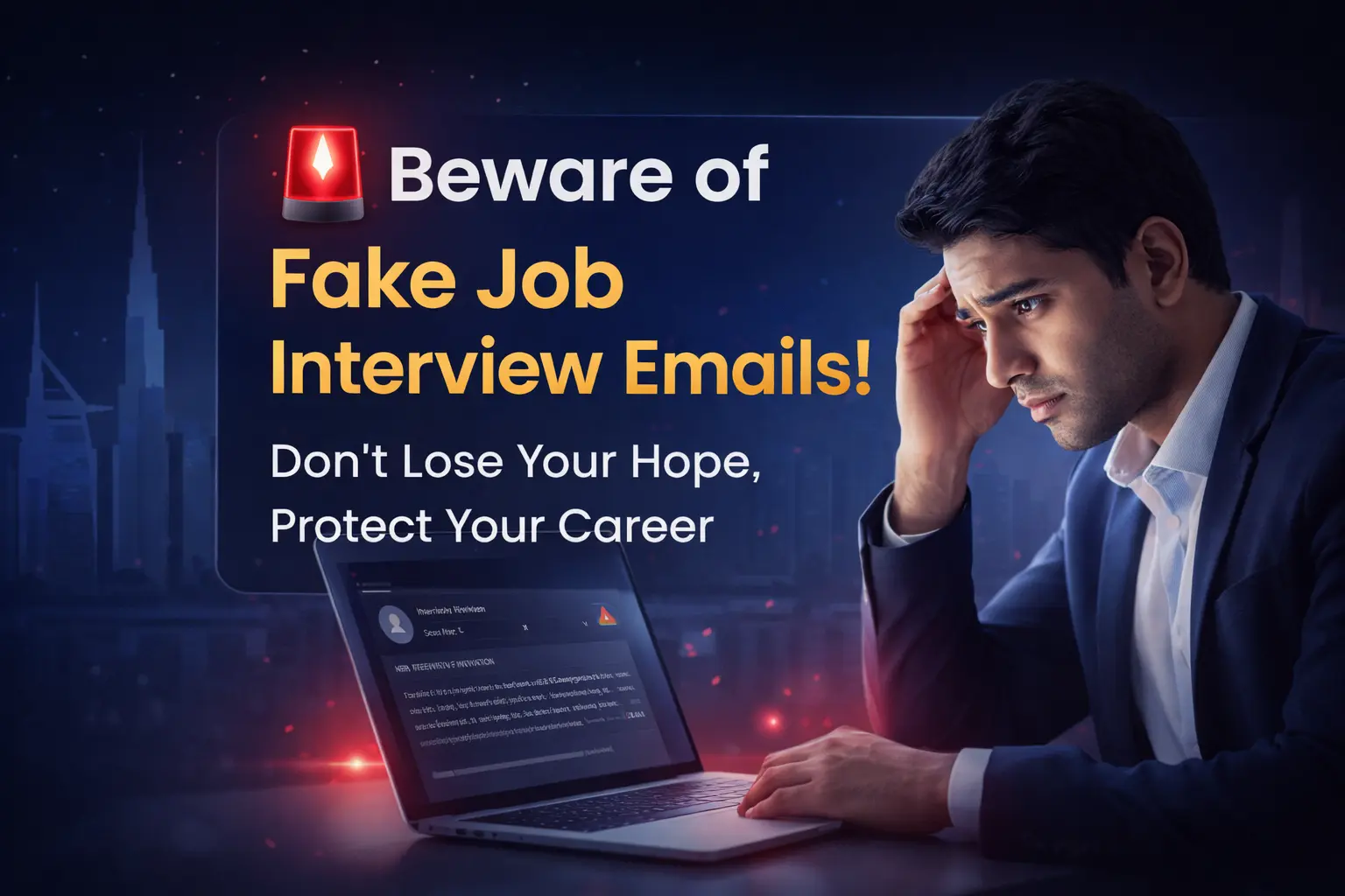 Fake Job Interview Email Alert in UAE — How to Identify &amp; Avoid Scams