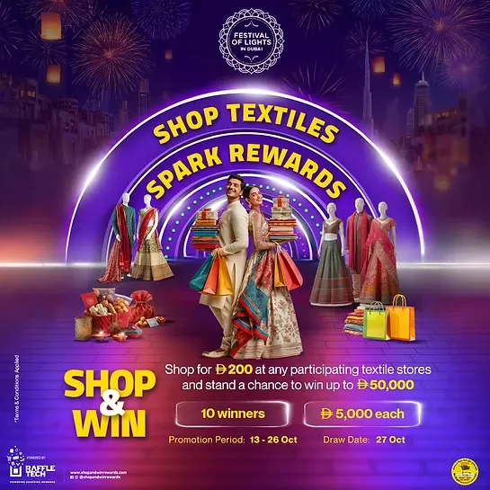 Textile Merchants Promotion – Shop & Win in Dubai!