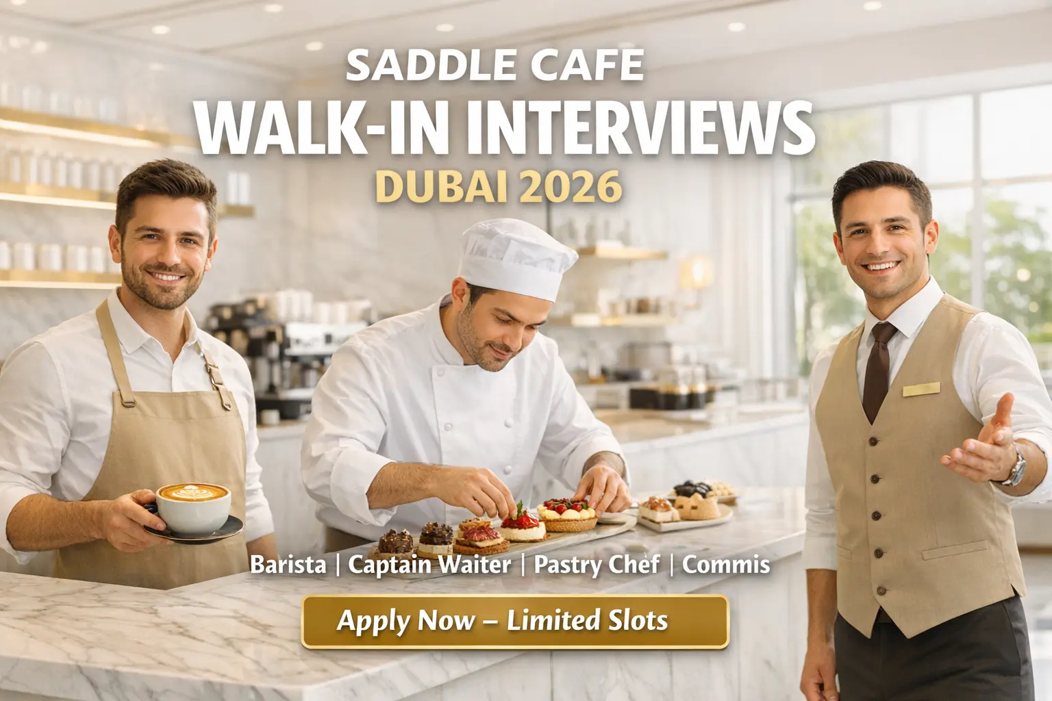 Saddle Cafe Walk-In Interviews Dubai – Complete Career & Application Guide 2026